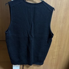 メンズベスト Lサイズ ウール100%の画像