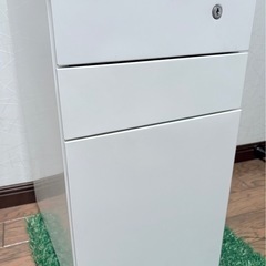 💎《お買い得✨1200円》清潔感ホワイトの3段デスクワゴン🤍【美品】の画像