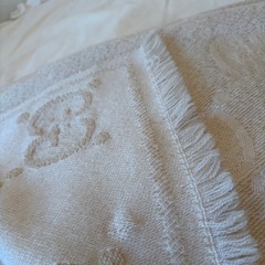 鑑定済　GUCCI グッチ GGハート柄 ストール ショール アイボリー ベージュの画像