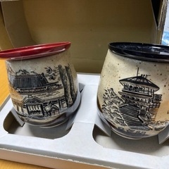 力士の湯のみ☆若乃花、貴乃花。比叡山湯のみ✨️の画像