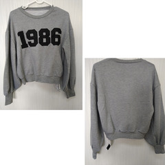 新品未使用 ESKAI 1986 スウェット グレー Mサイズの画像
