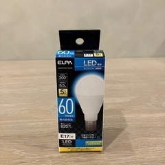 【E17】LED電球【昼光色】の画像