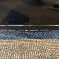 決まりましたテレビ40型SHARP2018年製の画像