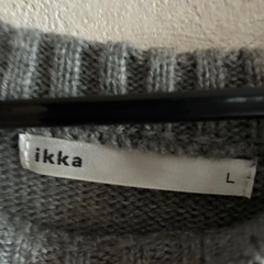 ikka ニットワンピースの画像