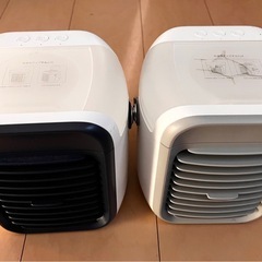 充電式ミニ冷風機２台 の画像