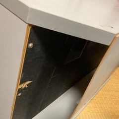 古いテレビ台 ガラス扉 の画像