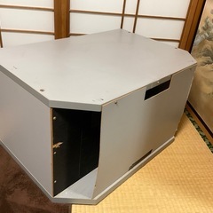 古いテレビ台 ガラス扉 の画像