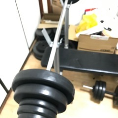 ベンチプレス一式　バーベル　車で取りに来られる方限定の画像