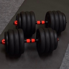 可変式ダンベル 40kg  20kg×2の画像