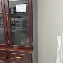 ★リユースのサカイ千葉中央店★  食器棚 ブラウン H200×D45×W129 クリーニング済み TC5244の画像