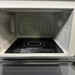 【動作保証あり】Haier ハイアール 2021年 JM-FH18H(S) 18L フラット 電子レンジ【管理KRD406】の画像