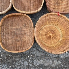 竹籠　竹かご　ザル　農具　1点550円　中古品　の画像