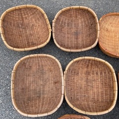 竹籠　竹かご　ザル　農具　1点550円　中古品　の画像