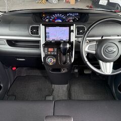 総額86.8万円★H27年式　タント　カスタムRS　SAⅡ　ターボ　両側パワースライドドア　カロッツェリア8インチナビ　スマートアシストⅡ　Bluetooth　フルセグTV　バックカメラ　LEDヘッドライト　純正15インチAW　ユピテルドラレコ　ETCの画像