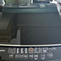 ￥15000/Hisense 5.5kg洗濯機/HW-G55E4K/ブラック/2024年製　01の画像