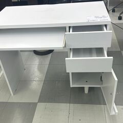 ★リユースのサカイ千葉中央店★  PCデスク ホワイト H75×D45×W90 クリーニング済み TC5248の画像