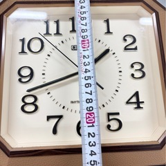 CITIZEN 水晶時計 リズムクオーツ レトロの画像