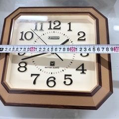 CITIZEN 水晶時計 リズムクオーツ レトロの画像