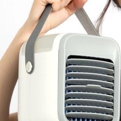 充電式ミニ冷風機２台 の画像
