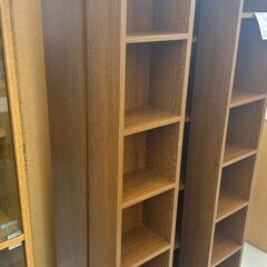 ★リユースのサカイ千葉中央店★  スライド本棚 ブラウン H180×D45×W88 クリーニング済み TC5249の画像