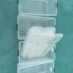 収納ケース4個セットローラー付きの画像