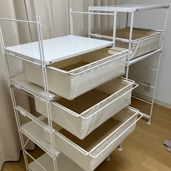 取引決定しました。無印良品スチールユニットシェルフの画像