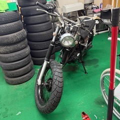 TW200 タイヤ新品 実働 ロンスイ 自賠責残あり 好調即乗り出し可の画像