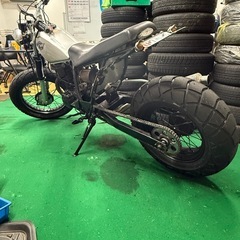 TW200 タイヤ新品 実働 ロンスイ 自賠責残あり 好調即乗り出し可の画像