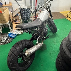 TW200 タイヤ新品 実働 ロンスイ 自賠責残あり 好調即乗り出し可の画像