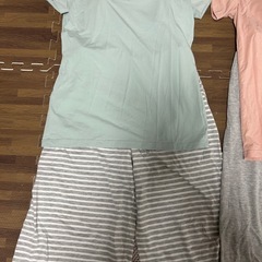 パジャマ　半袖　ハーフパンツ　Mサイズ　カップ付き　2着の画像