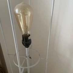 エジソン球付き　スタンドライトの画像