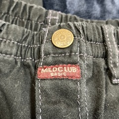 【MILD CLUB BASIC】挟みタグ付きストレッチズボン【120】の画像