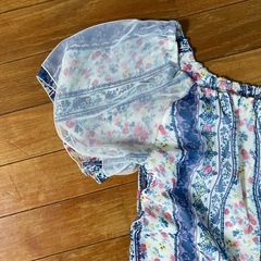 花柄チュニックワンピースの画像