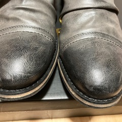 Zeeno レザーブーツ 
ジッパー付きの画像