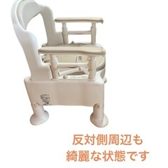 安寿 ポータブルトイレ FX-CP 最大100kg NO.591の画像