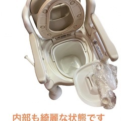 安寿 ポータブルトイレ FX-CP 最大100kg NO.591の画像