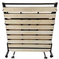 美品 ニトリ 折り畳み すのこ シングルサイズ ベッドフレームの画像