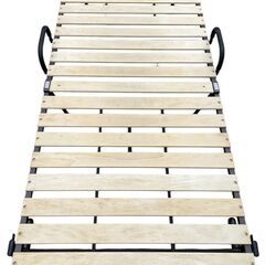 美品 ニトリ 折り畳み すのこ シングルサイズ ベッドフレームの画像