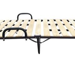 美品 ニトリ 折り畳み すのこ シングルサイズ ベッドフレームの画像