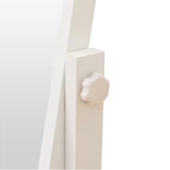 【美品】ニトリ スタンドミラー 姿見 ホワイトの画像