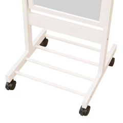 【美品】ニトリ スタンドミラー 姿見 ホワイトの画像