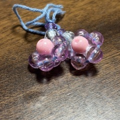 ビーズ　キーホルダーの画像