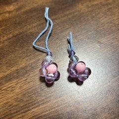 ビーズ　キーホルダーの画像