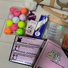 K’s MU ウエサコ ゴルフサブバッグ ボール ティーの画像