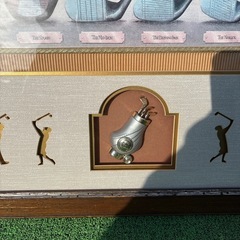 ゴルフ　絵画　の画像