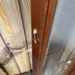 古民家で使用されていた玄関戸2枚セットの画像