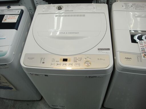 SHARP シャープ 5.5㎏洗濯機 2018年製 ES-GE5C【モノ市場半田店】41