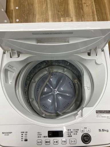 SHARP 全自動洗濯機 2021年製 ES-GE5F 5.5kg