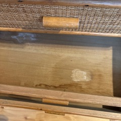 話し中！籐のラック　ラタンシェルフの画像