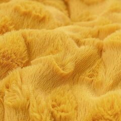 イエロー 毛布 ブランケット ひざ掛け 大判 発熱二枚合わせ　パイル 丸洗いOK 抗菌防臭 防ダニ加工 北欧風 プレゼント (130ｘ160cm)　まとめ買い歓迎　卸ます　アマゾン引き上げ商品　倒産品　ネット商材　卸ます　転売　アマゾン引き上げ商品　卸し　問屋　倒産品　転売OK　ネット商材　アマゾン　商品　景品　コンペの画像